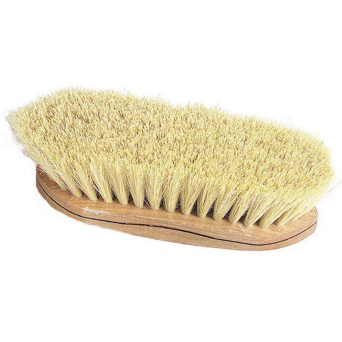 White Tampico Body Grooming Brush