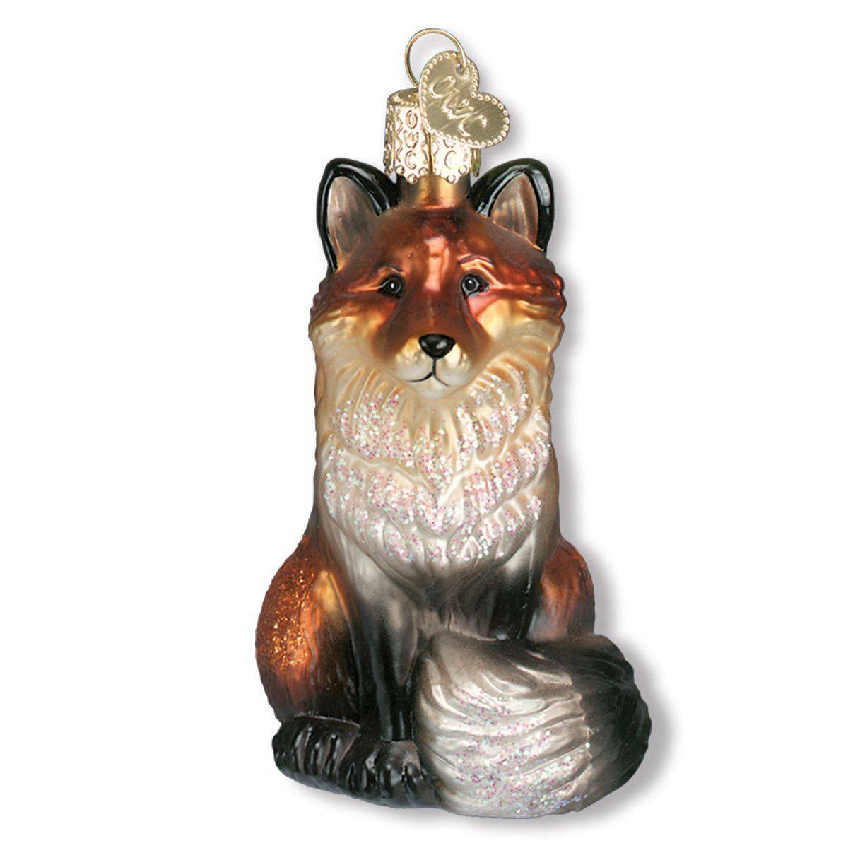 Fox Glass Oranament