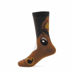 Bay Cartoon Horse Socks