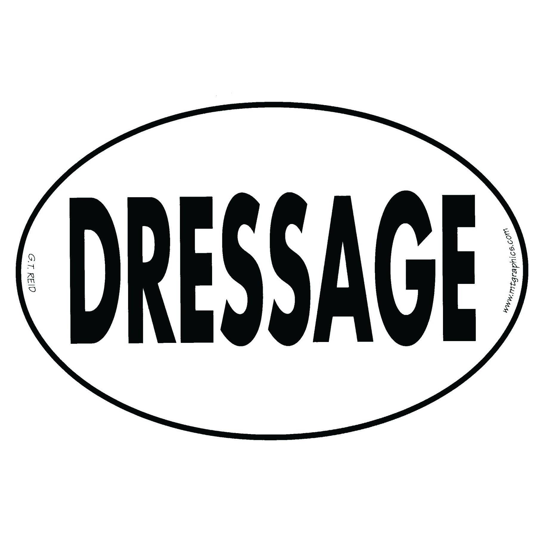 4-282851 Euro Dressage Vinyl Stickers - Set Of 3 sku 4-282851