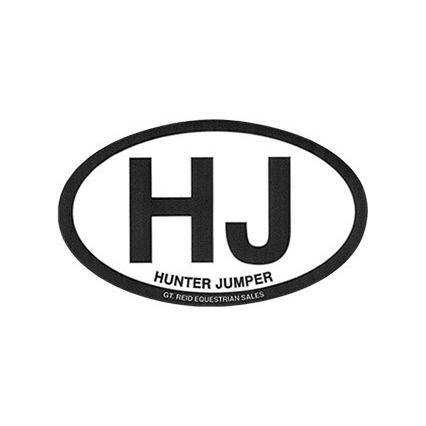 4-282852 Euro HJ (Hunter/Jumper) Vinyl Stickers - Set of 3 sku 4-282852