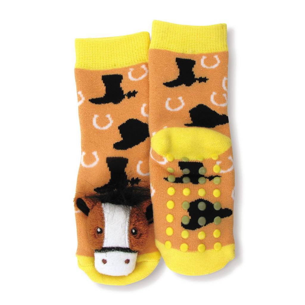 Western Horse Head Socks