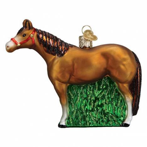 Horse With Halter Hanging Figurine Ornament