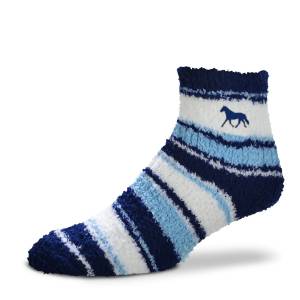 Fuzzy Horse Stripe Socks