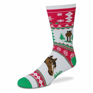 Christmas Sweater Horse Socks