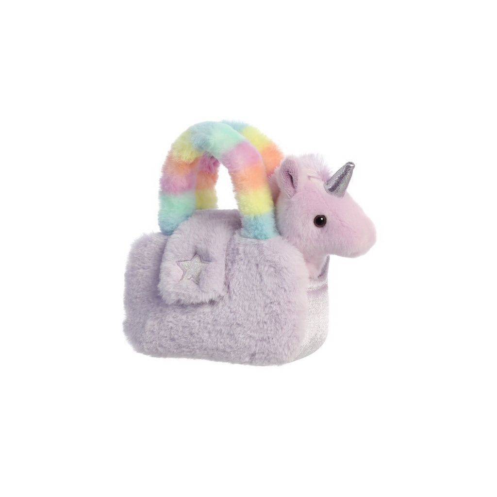 Plush Unicorn In Plush Purse