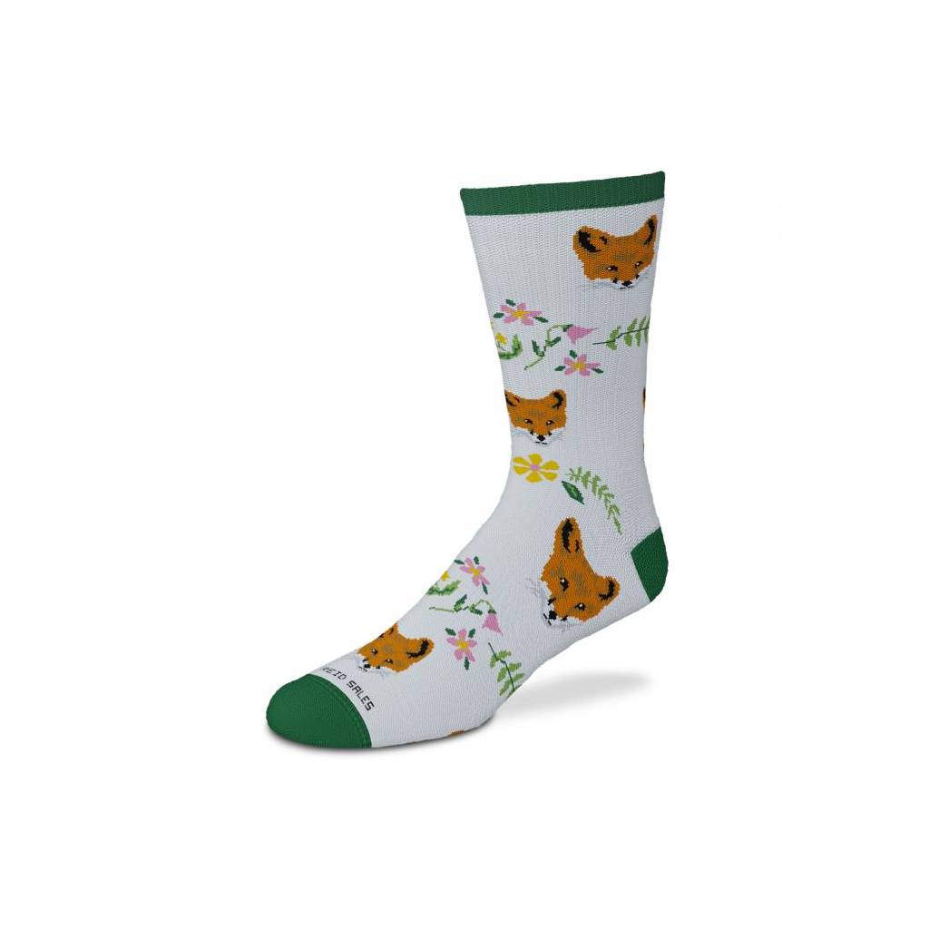 Floral Fox Socks