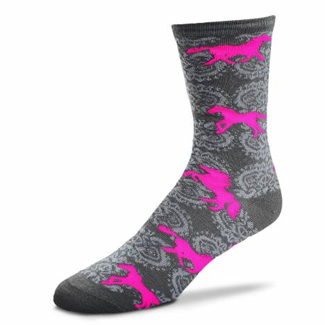 Damask Horses Socks