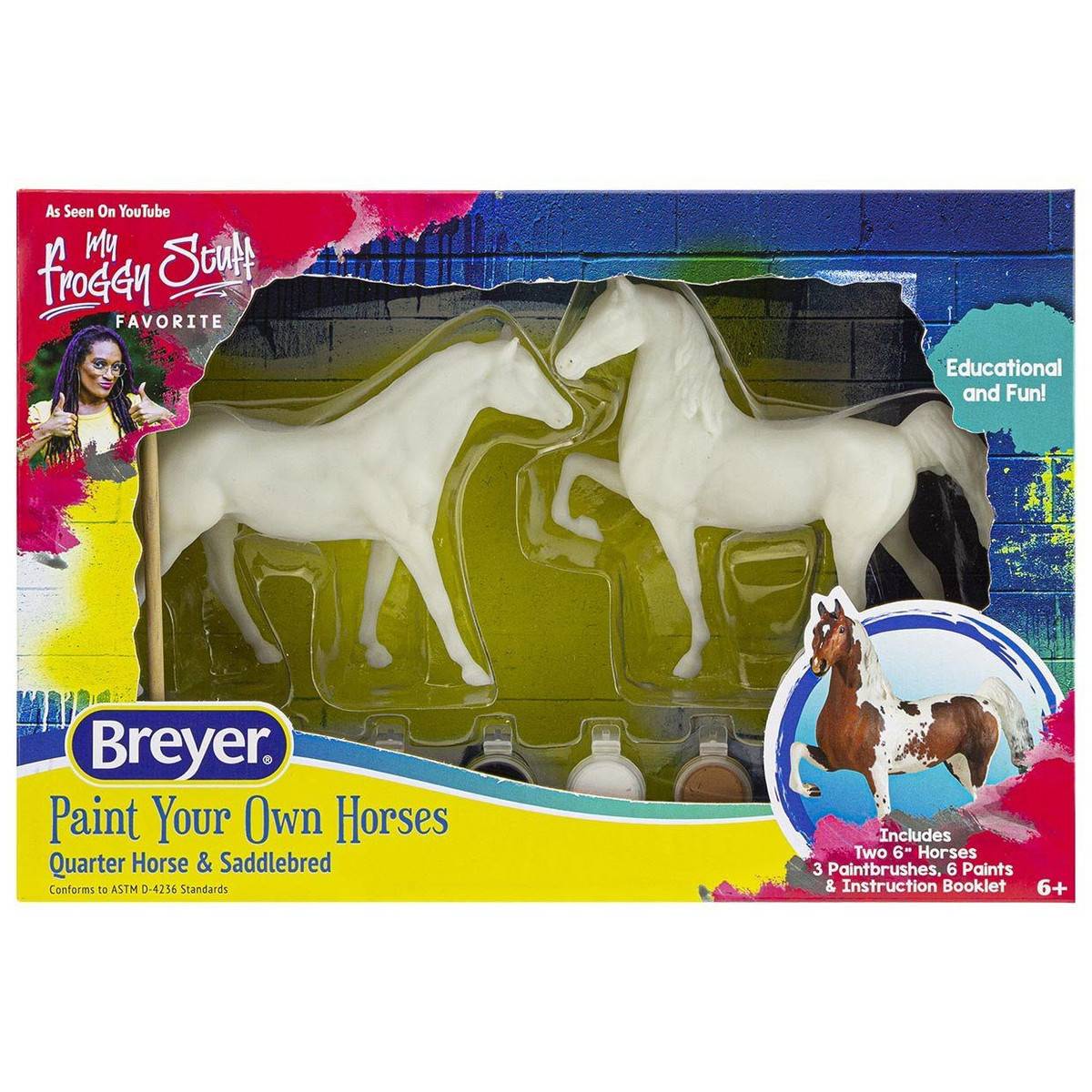 4-283749 Breyer Paint Your Own Horses - Quarter Horse & Sad sku 4-283749