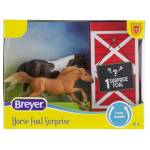Breyer Horse Foal Surprise Set - Bay Paint & Chestnut Mustang