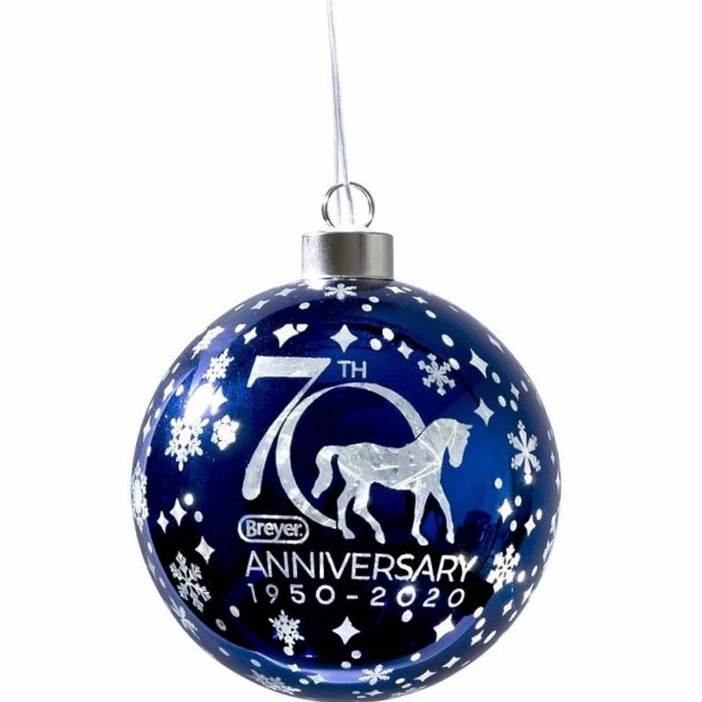 Breyer 2020 Breyer 70th Anniversary Glass Ball Ornament