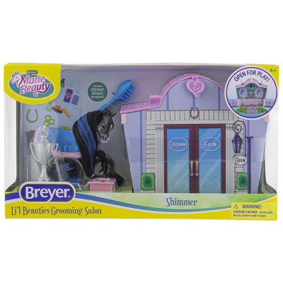 Breyer Li'l Beauties Playset Shimmer Grooming Salon