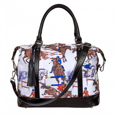 AWST Int'l "Lila" Jumper Pattern Travel Bag with Tassel