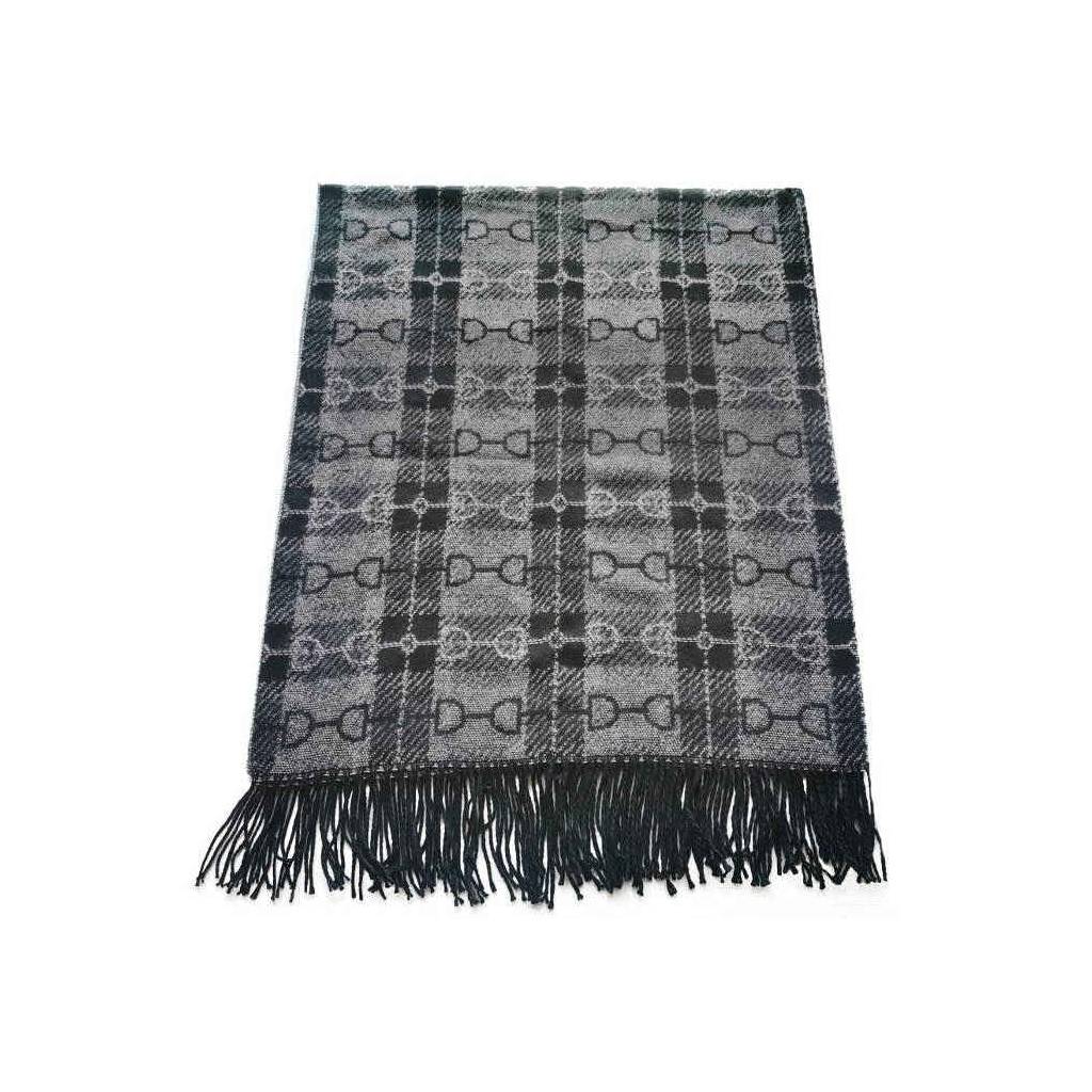 AWST Intl Snaffle Bit Plaid Scarf