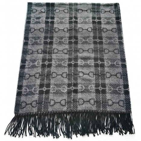 AWST Intl Snaffle Bit Plaid Scarf