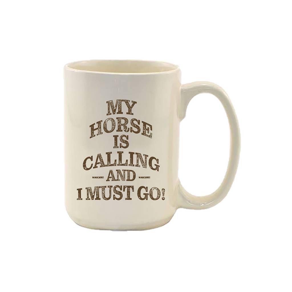 Kelley My Horse is Calling And I Must Go Mug