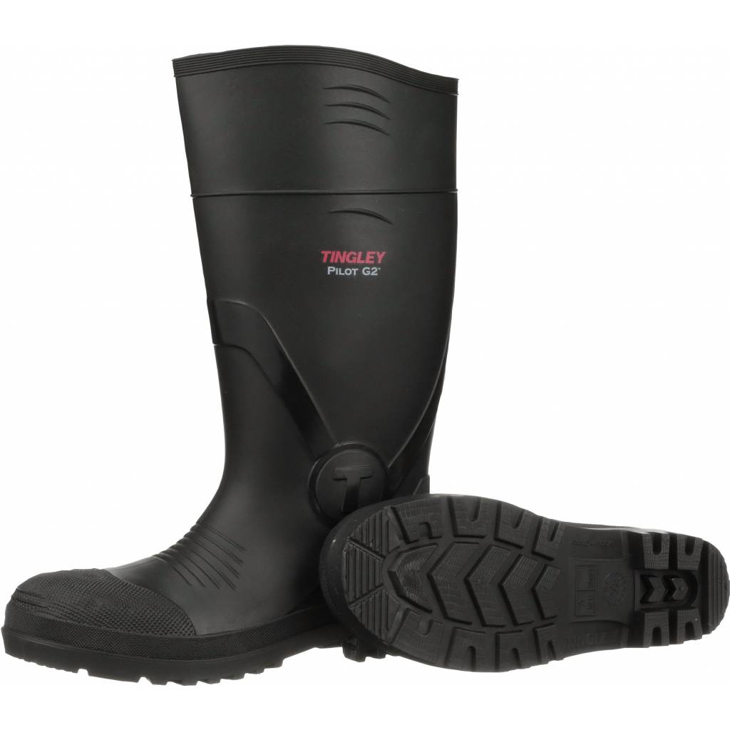 Tingley Pilot Plain Toe Knee Boots