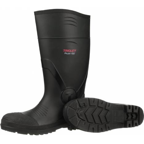 Tingley Pilot Plain Toe Knee Boots