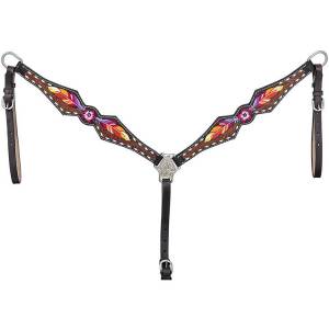 Tough-1 Feather and Flower Breast Collar