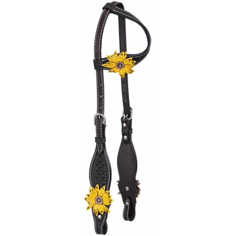 Tough-1 3D Sunflower Single Ear Headstall