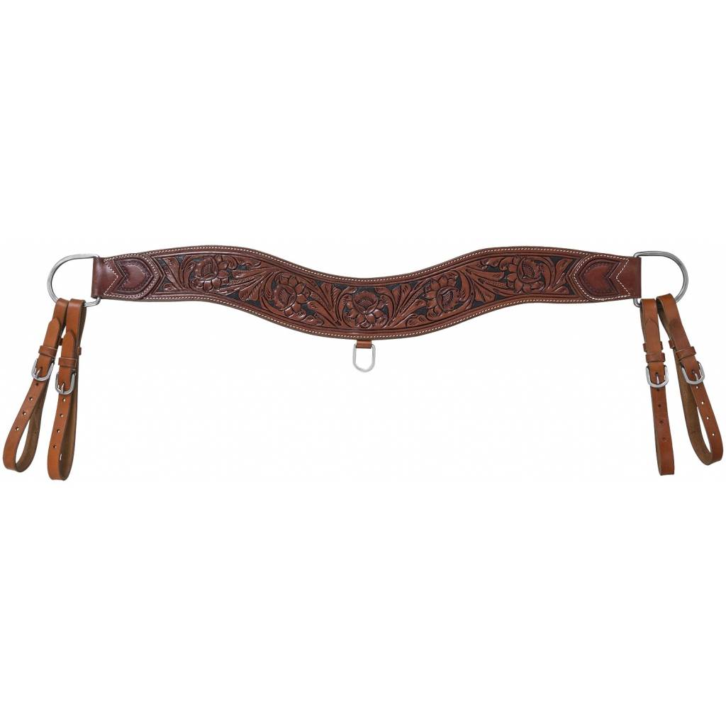 Tough-1 Tripping Floral Tooled Breast Collar