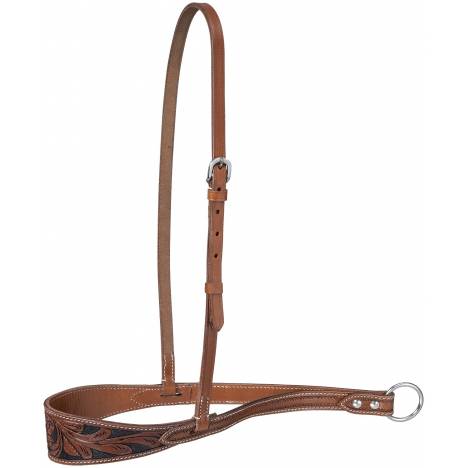 Tough-1 Floral Tooled Noseband/Tie Down