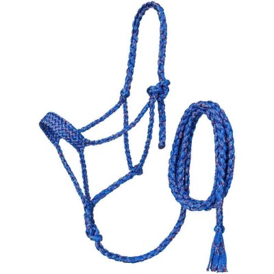Tough-1 Mule Tape Halter with 10' Lead