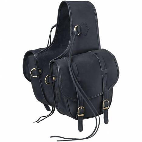 Tough-1 Soft Leather Saddle Bag