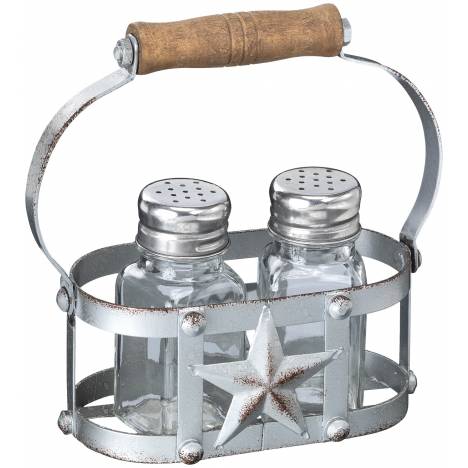 Gift Corral Metal Star Salt/Pepper Set