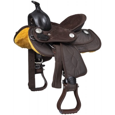 Eclipse by Tough1 Synthetic Barrel Saddle