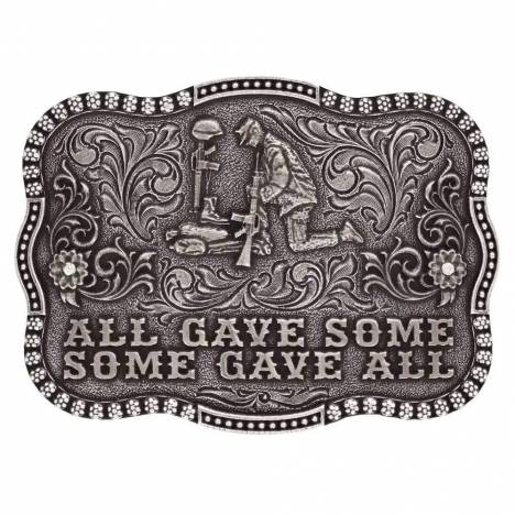 Montana Silversmiths All Gave Some Rememberance Attitude Buckle