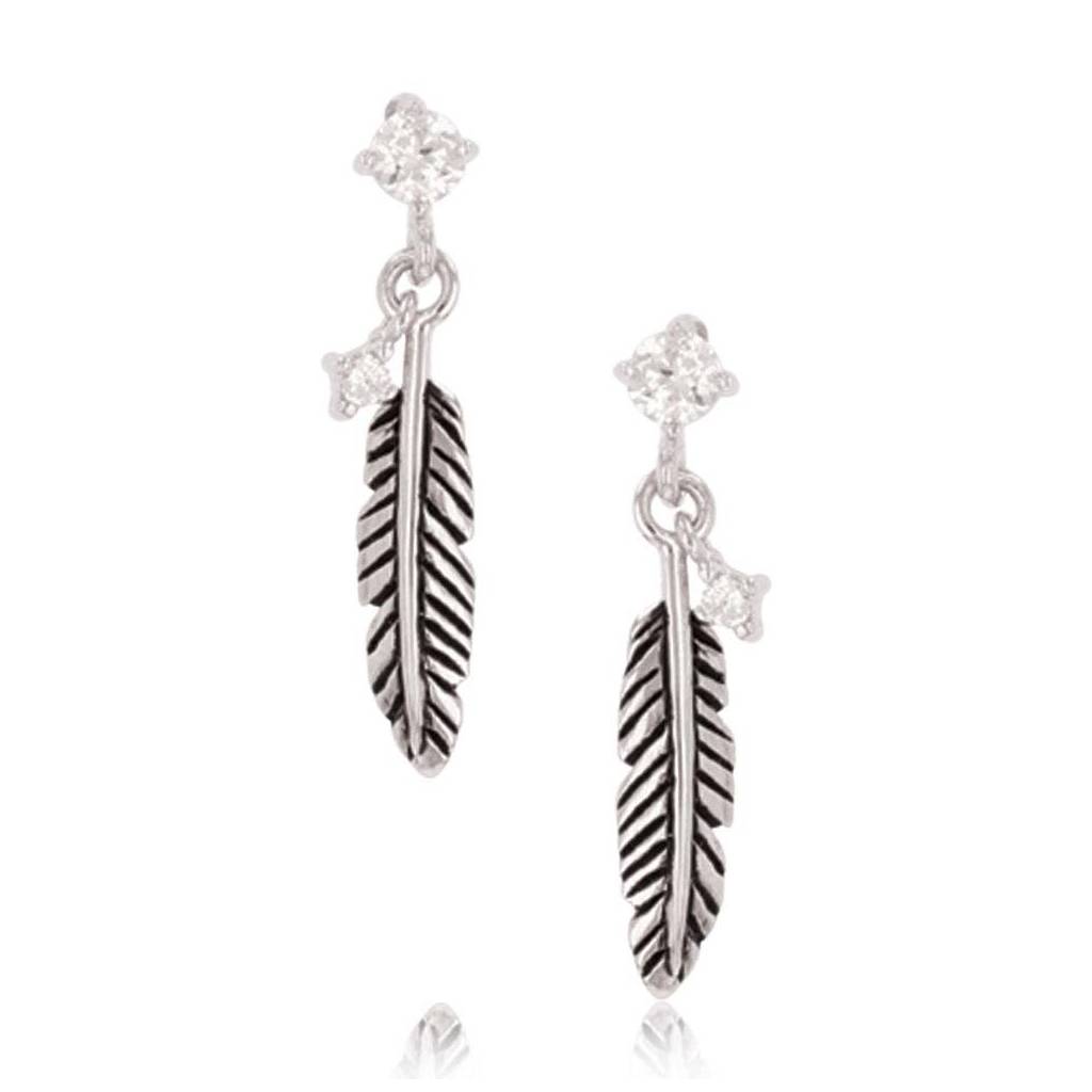 Montana Silversmiths Feather Whispers Earrings