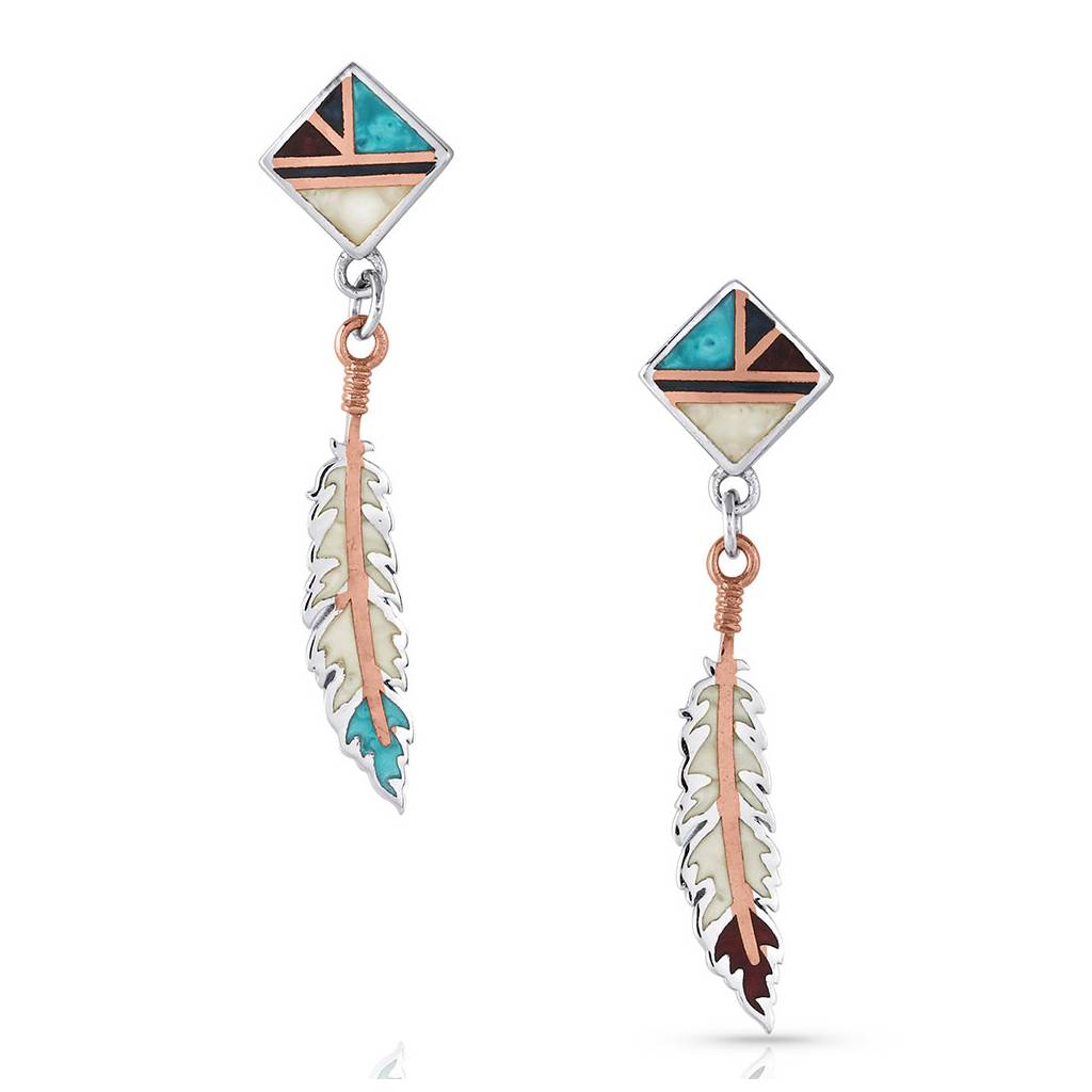 Montana Silversmiths American Legends Feather Earrings