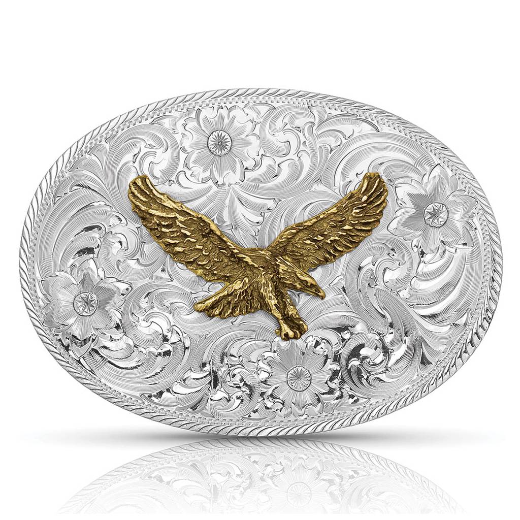 Montana Silversmiths Classic Eagle Belt Buckle