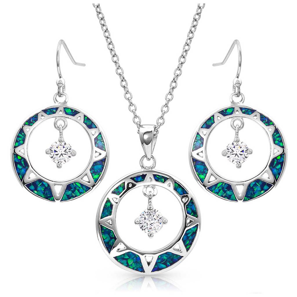 Montana Silversmiths Stay True Opal Jewelry Set