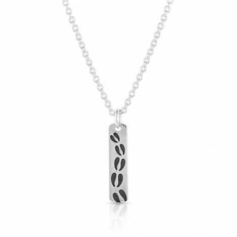 Montana Silversmiths Tracker's Delight Silver Pendant Necklace