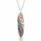 Montana Silversmiths Wind Dancer Pierced Feather Oval Necklace