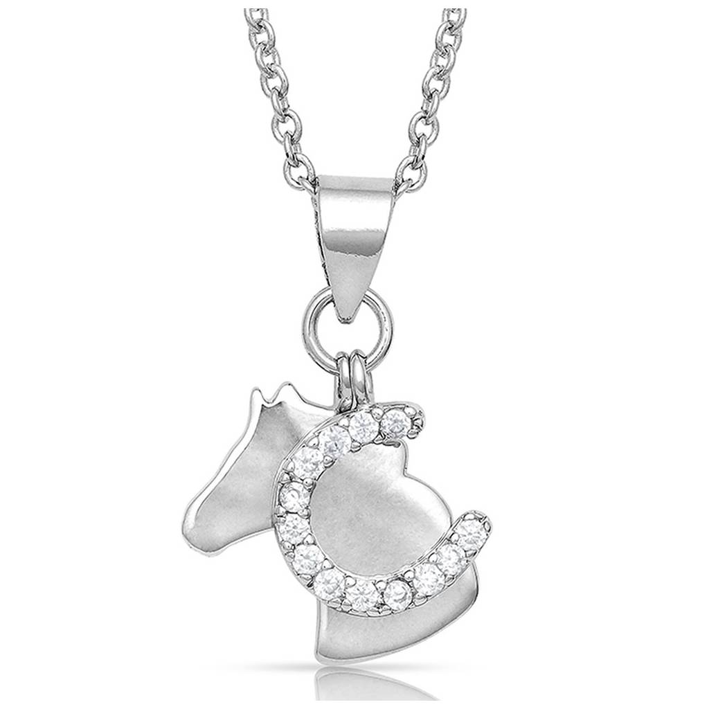 Montana Silversmiths Horsing Around Charm Necklace