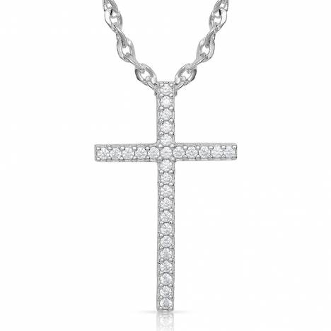 Montana Silversmiths Dazzling in Faith Cross Necklace