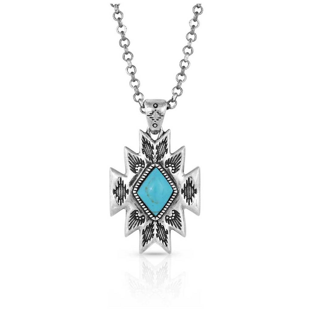 Montana Silversmiths Turquoise Star Pendant Necklace