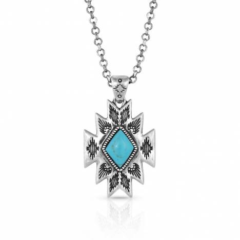 Montana Silversmiths Turquoise Star Pendant Necklace