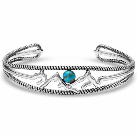 Montana Silversmiths Pursue the Wild Another Mountain Turquoise Cuff Bracelet