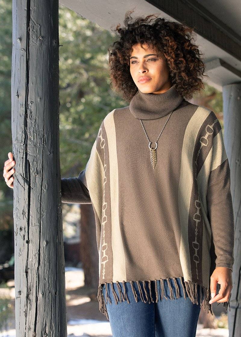 Womens poncho sweater hot sale with hood