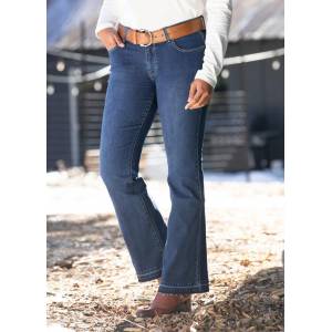 EQL by Kerrits Ladies In Motion Bootcut Jeans with Raw Hem