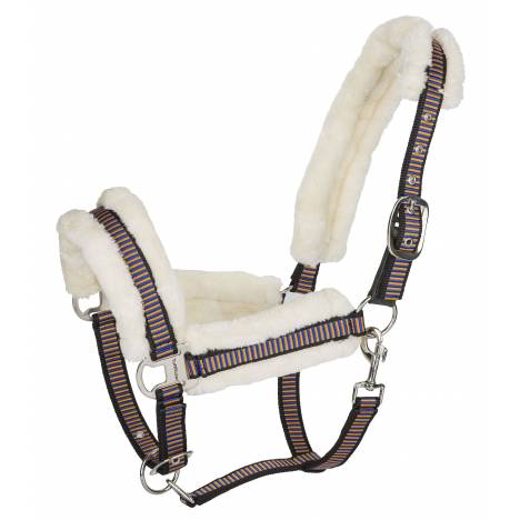 TuffRider Adjustable Nylon Breakaway Halter with Fleece Padding and Nickel Hardware