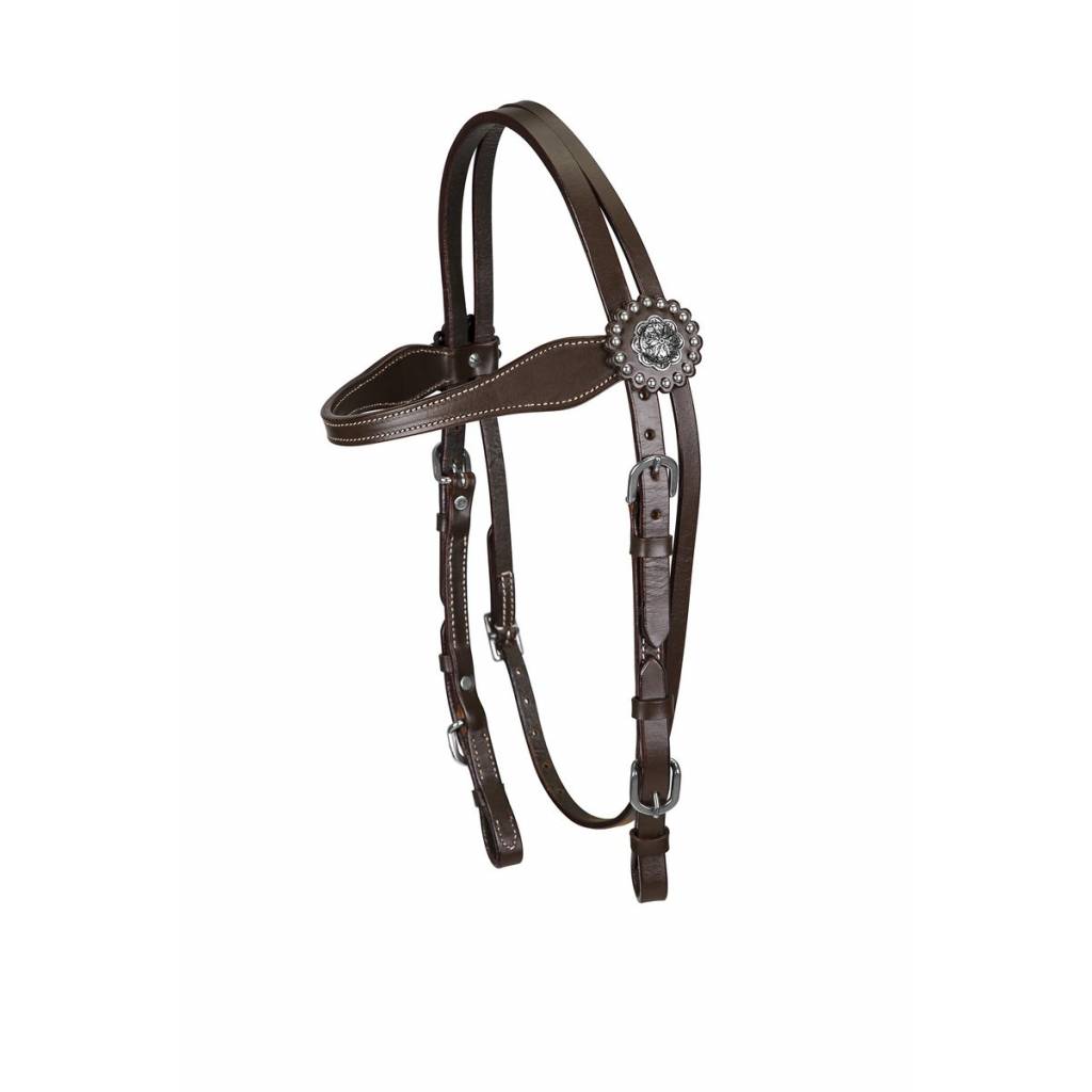 TuffRider Western Browband Concho Headstall