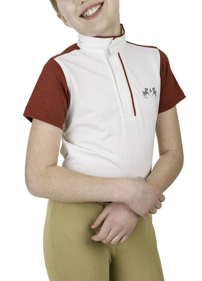 Equine Couture Kids Magda EquiCool Short Sleeve Show Shirt