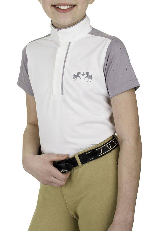 Equine Couture Kids Magda EquiCool Short Sleeve Show Shirt