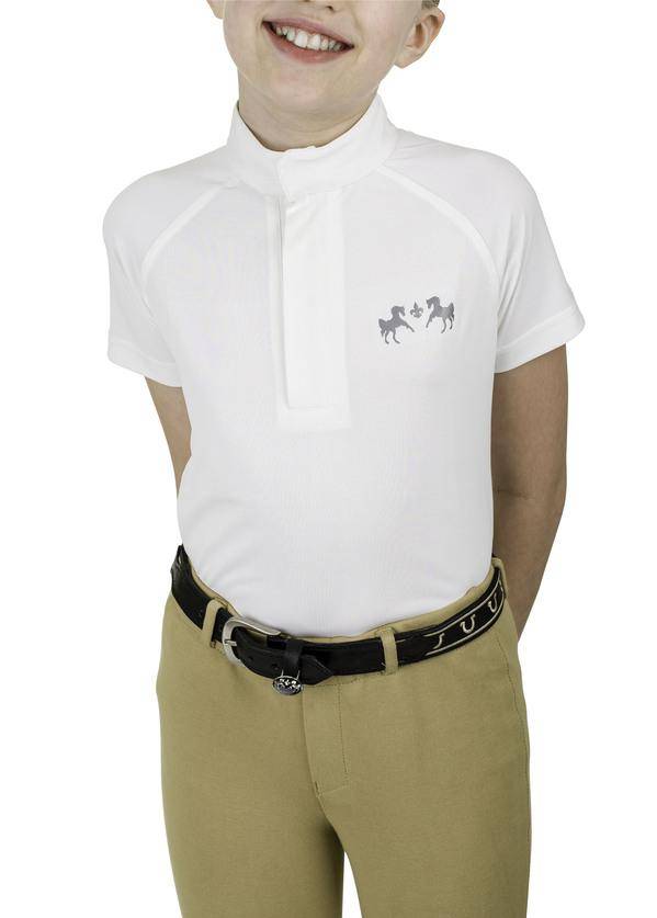 Equine Couture Kids Magda Lace EquiCool Short Sleeve Show Shirt
