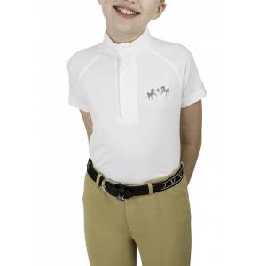 Equine Couture Kids Magda Lace EquiCool Short Sleeve Show Shirt